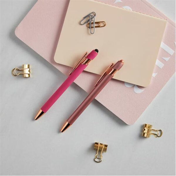 Gold and Pink Pen Set