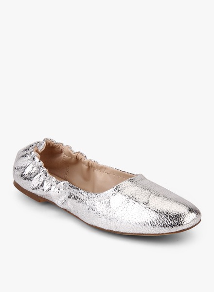 silver flat dress shoes womens