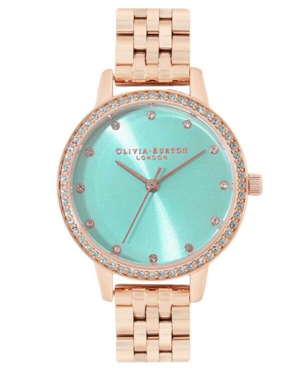 Olivia Burton Sparkle Midi Rose Gold Watch