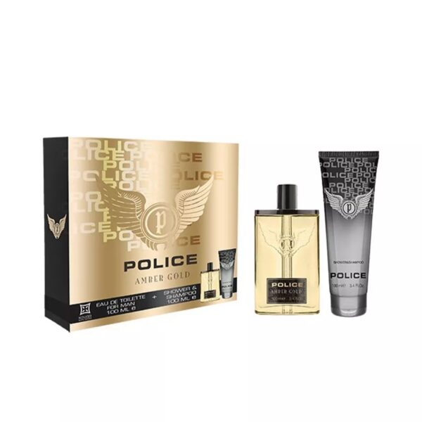 Police Amber Gold Edt 100ml Gift Set