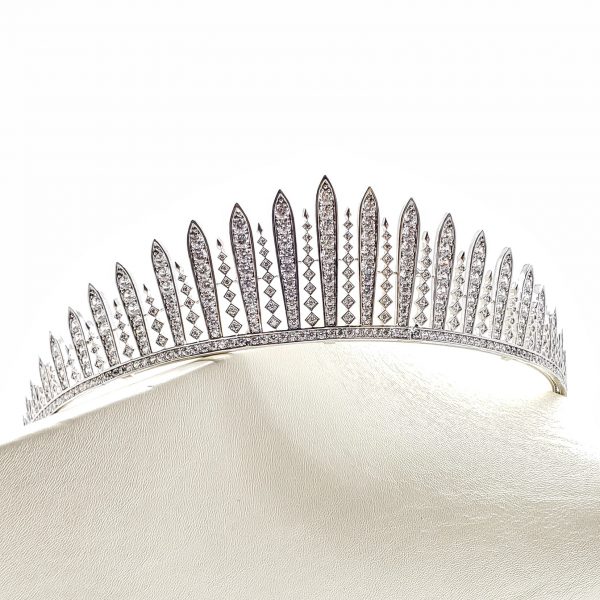 Silver Crystal Tiara