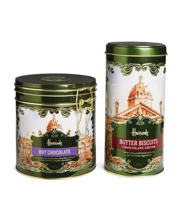 Harrods Heritage Hot Chocolate & Biscuit Gift Set