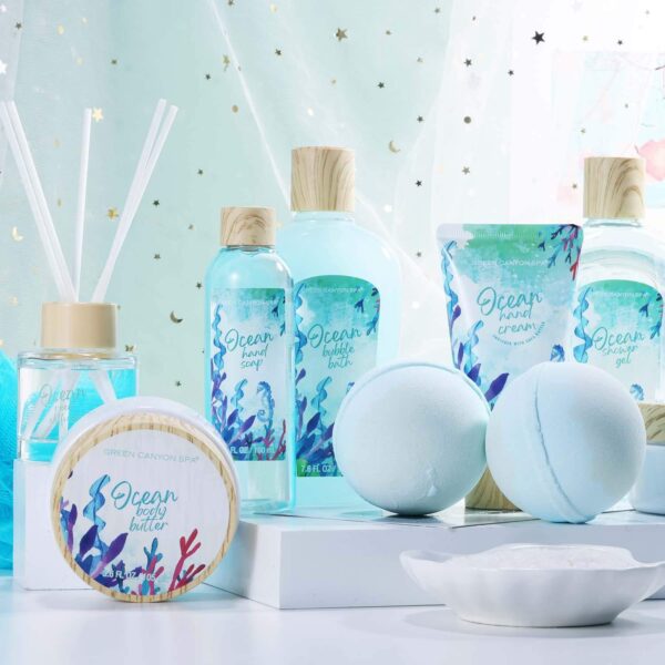 12 pc Ocean Bath Set