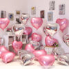 25 Pieces Heart Foil Balloon - Image 2