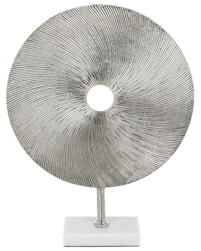 18" Round Metal Disk Accent