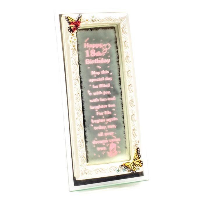 Happy 18th Birthday Resin Frame