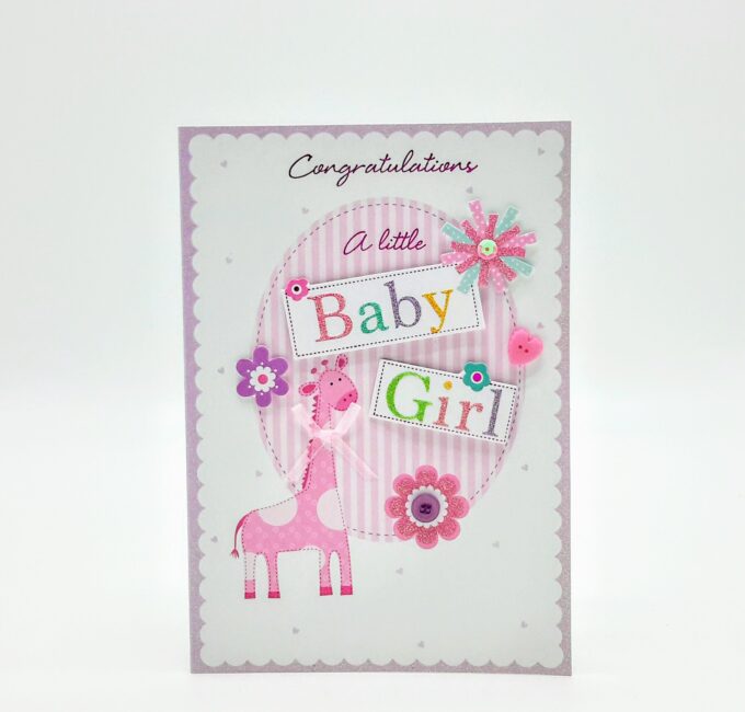 Congratulations, A Little Baby Girl By Isabel's Garden