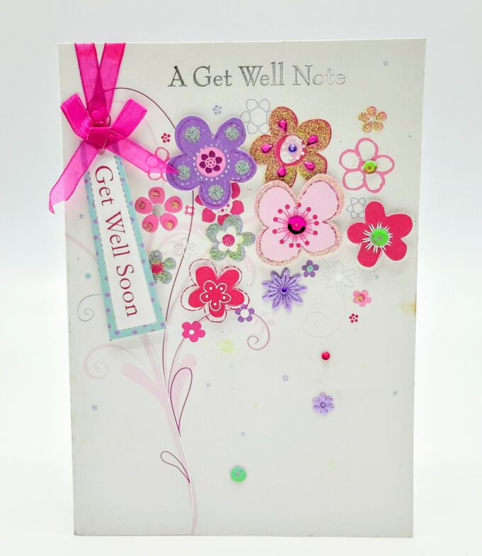 A Get Well Note By Isabel's Garden