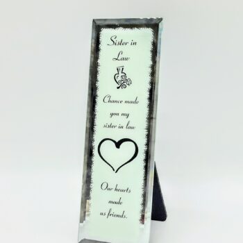 Sister In Law Reflections Glass Frame