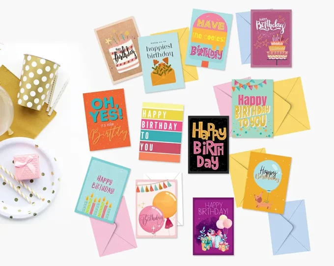 Assorted Small Birthday Cards - Image 3