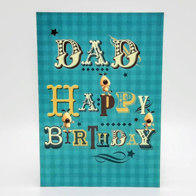 Dad Happy Birthday Star Cards