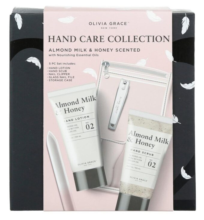 Olivia Grace Almond Milk & Honey Hand Care Set