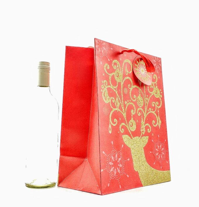 Reindeer Gift Bag B/s