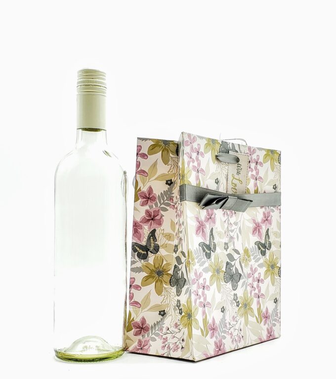 With Love Gift Bag Gray S/s