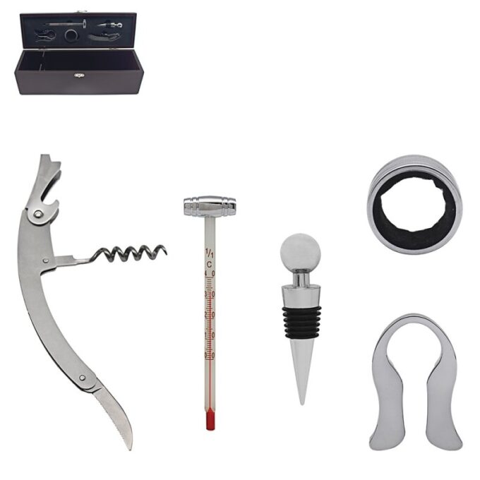 Black Wine Box With Tools