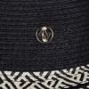 Adrienne Vittadini Straw Aztec Sun Hat - Image 2