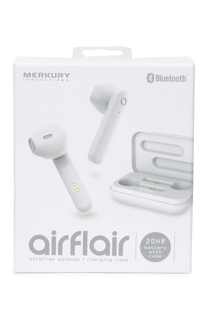 Merkury Innovations Airflair Wirefree Earbuds & Charging Case