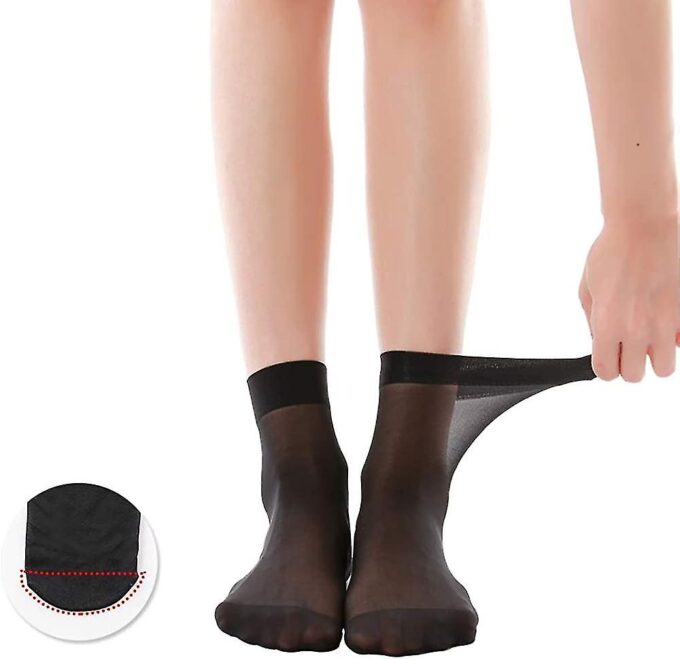 Black Nylon Socks