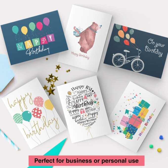 Assorted birthday cards