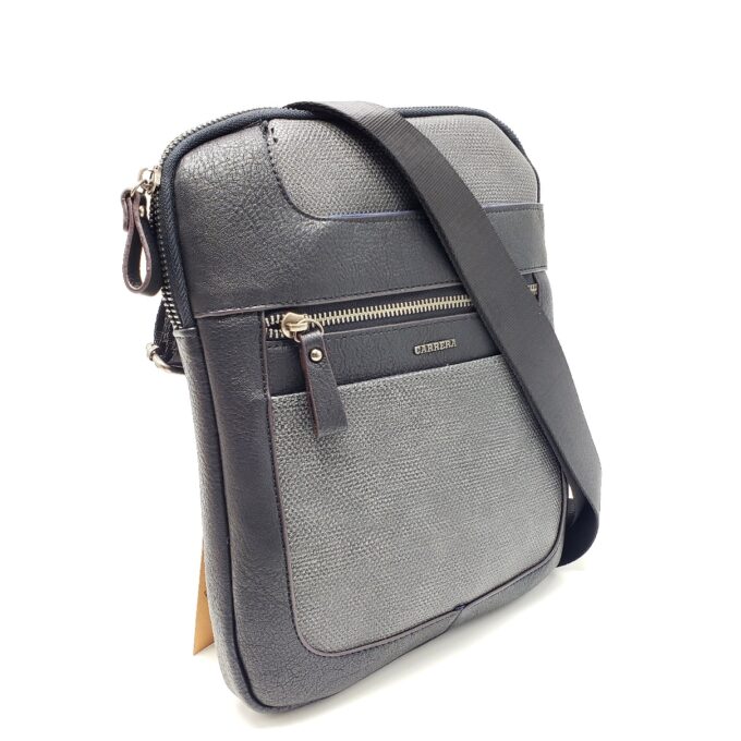 Carrera Black Mens Crossbody Bag - Image 2