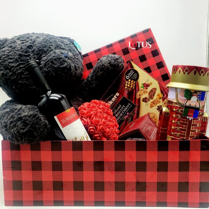 Black Teddy Hamper