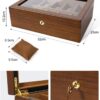 Brown Wood Watch Box - Image 2