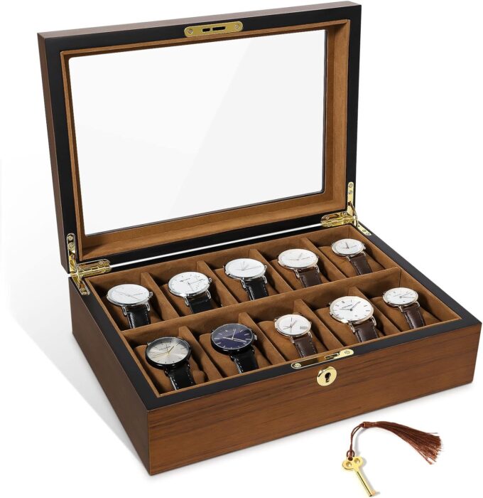 Brown Wood Watch Box