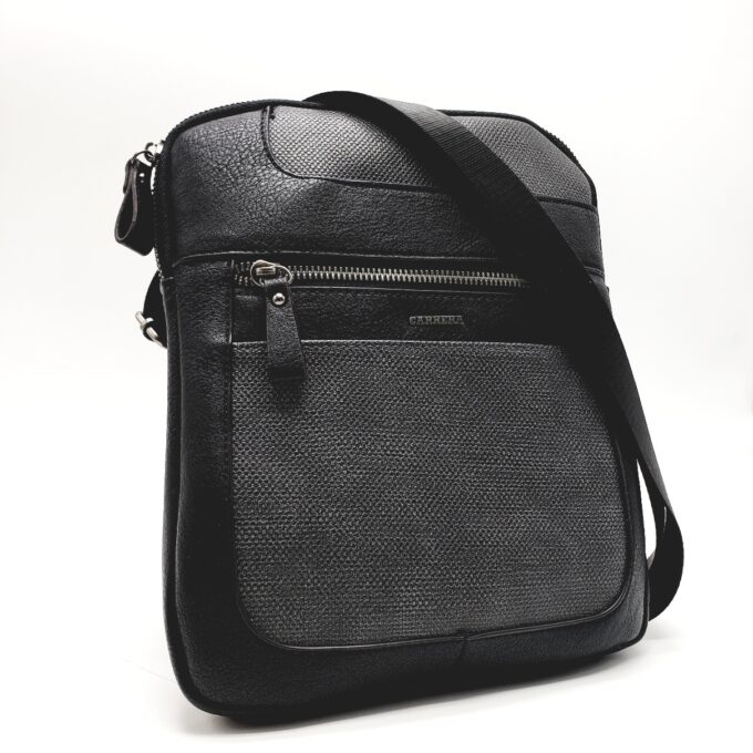 Carrera Black Mens Crossbody Bag