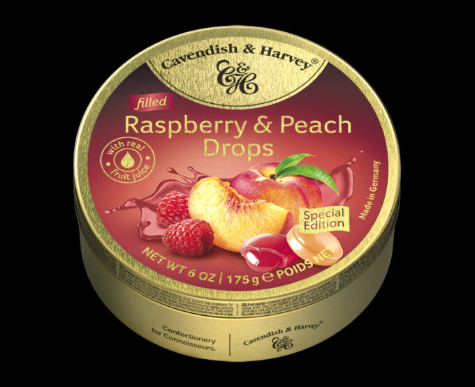 Cavendish And Harvey Raspberry & Peach Drops