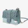 Charles & Keith Teal Metallic Sling Bag