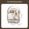 Transparent Dustproof Cosmetic Organizer - Image 2