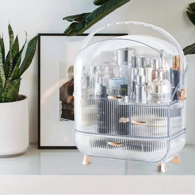 Transparent Dustproof Cosmetic Organizer - Image 3