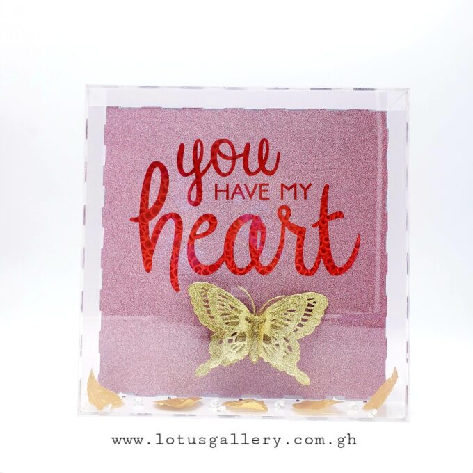 Acrylic Heart Keepsake - Image 4