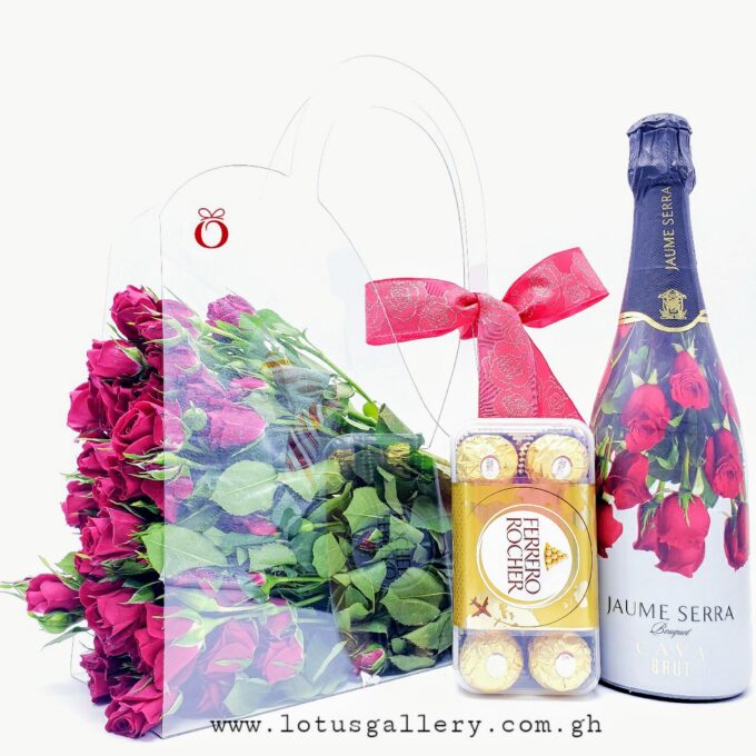 A Dozen Roses And Chocolates