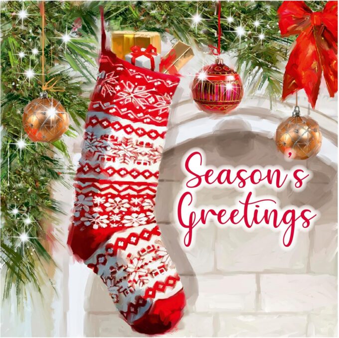 Eurowrap North pole 12 Christmas Cards