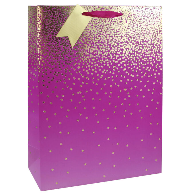 Eurowrap Pink and Gold stars