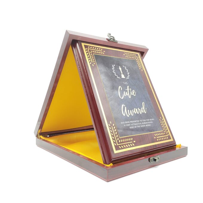 Executive Wooden Shield Plaque s/s - Image 2