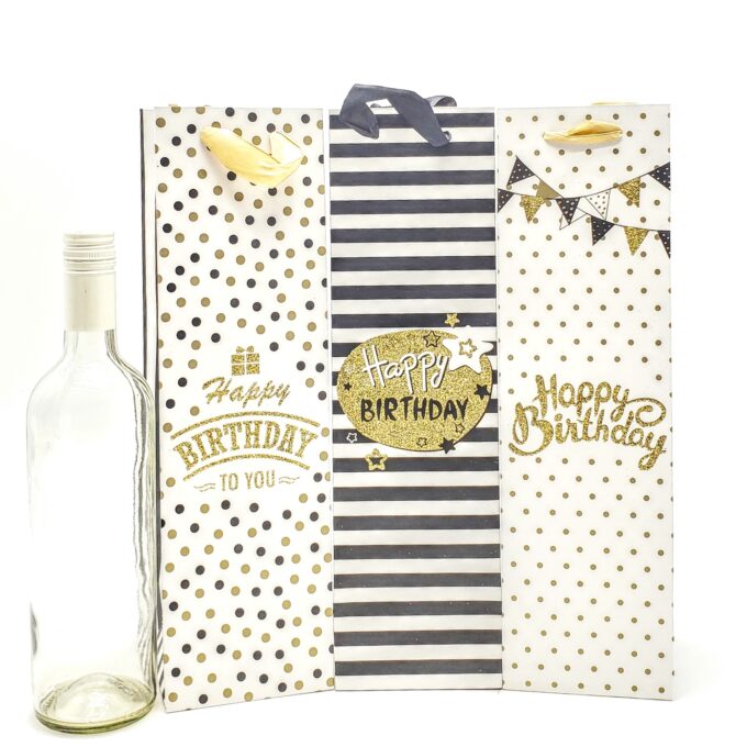 Happy Birthday Bottle Bag