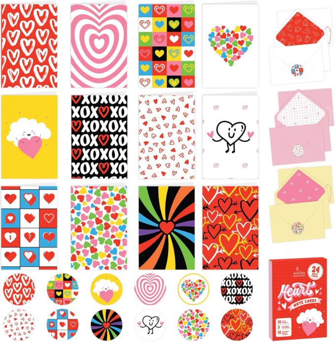Assorted Heart Cards