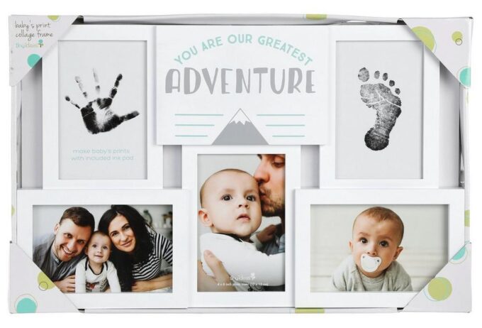 Tiny Ideas 18x11 Baby's Adventure Print & Collage Frame
