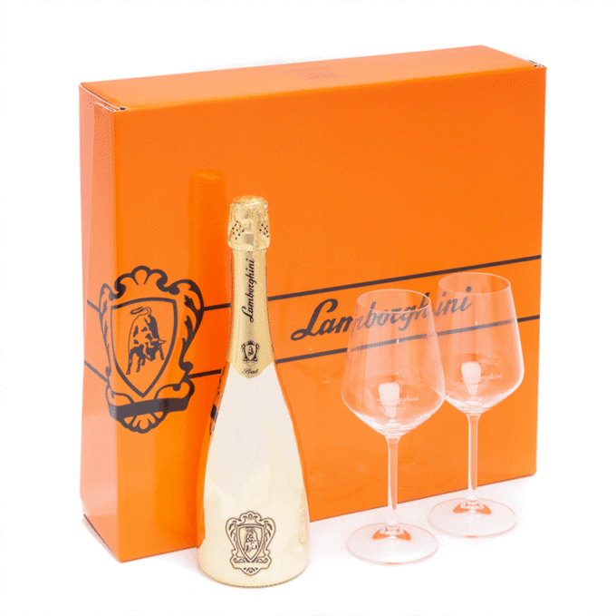 Lamborghini Sparkling Wine Gift Set