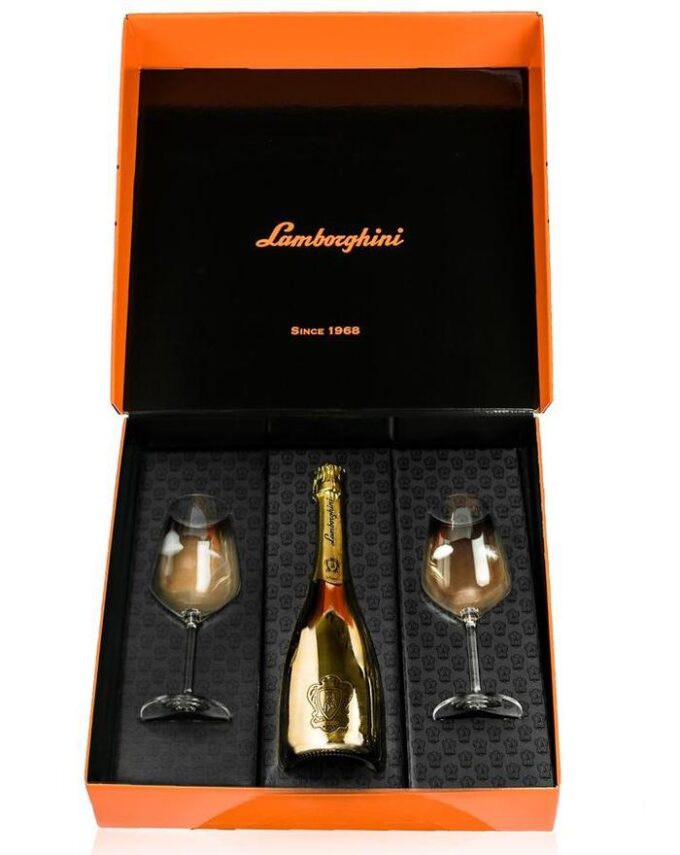 Lamborghini Sparkling Wine Gift Set - Image 2