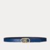 Ralph Lauren Logo Reversible Leather Belt