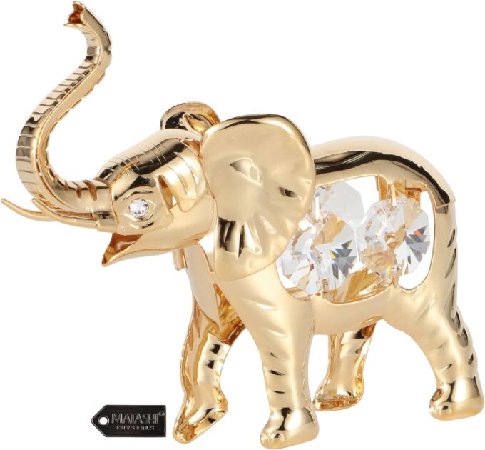 24K Gold Plated Elephant
