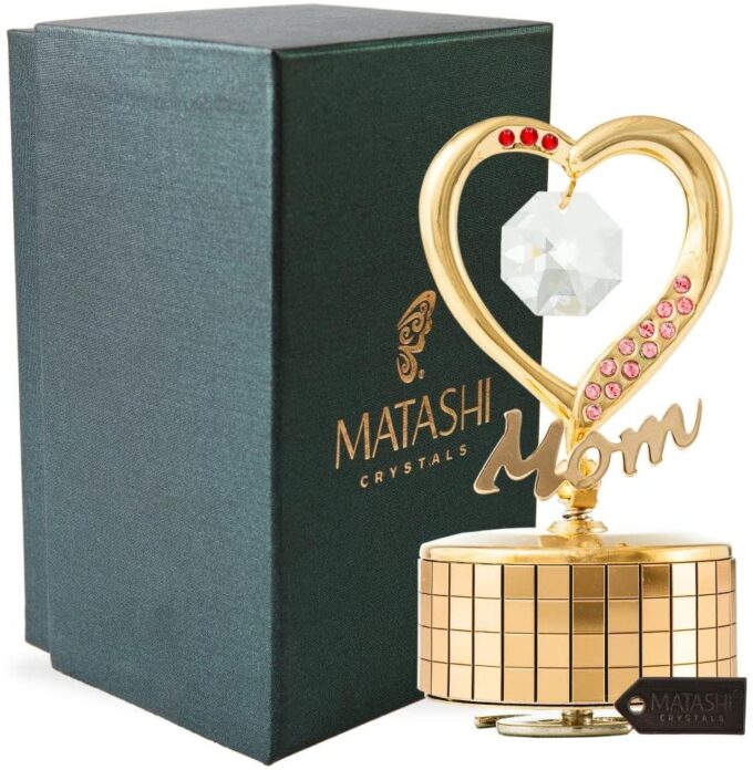 24k Gold Plated Mom Musical Box - Image 2