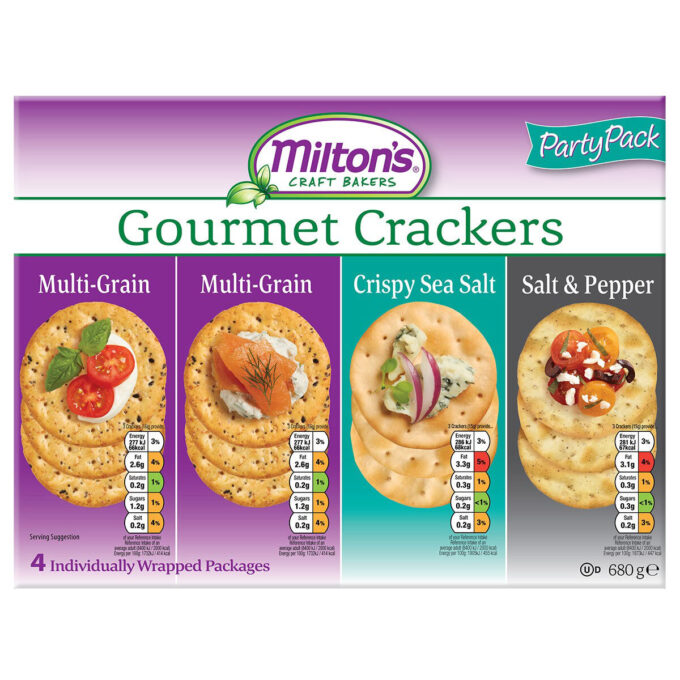 Milton's Gourmet Crackers 680g