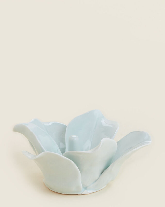 Philip Whitney Mint Lily Ring Holder