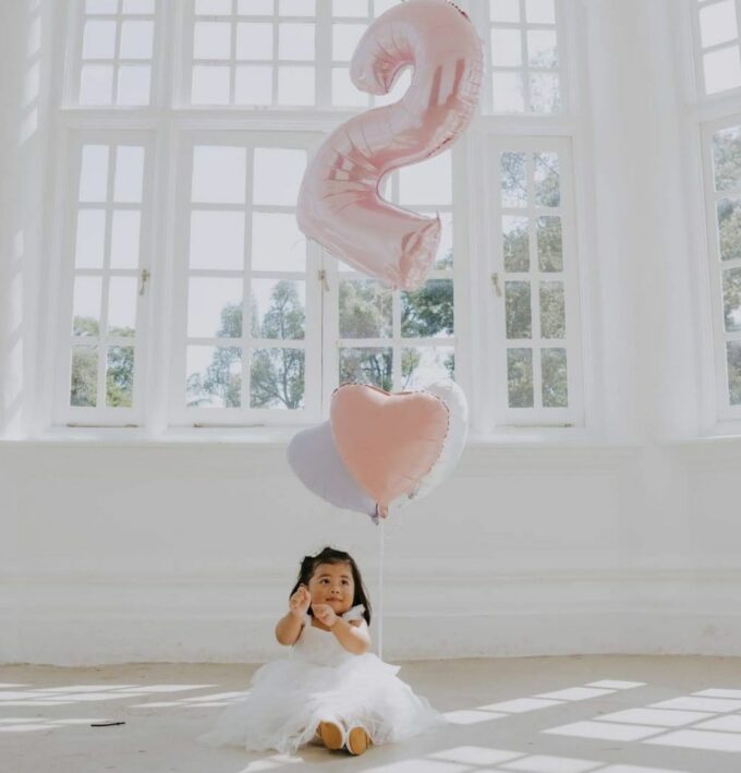 Numbers Helium Balloon