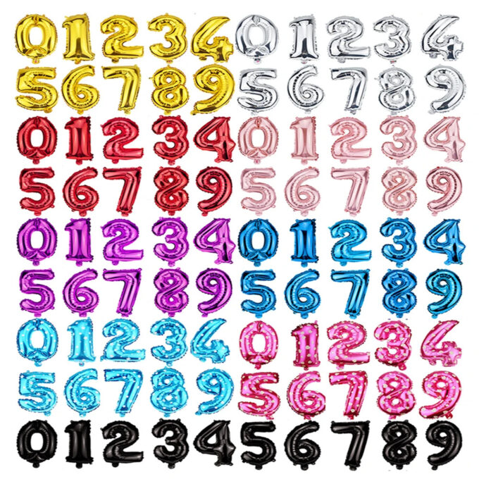 Numbers Helium Balloon - Image 4