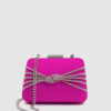 Dune London Pink Embellished Clutch Sling Bag - Image 2